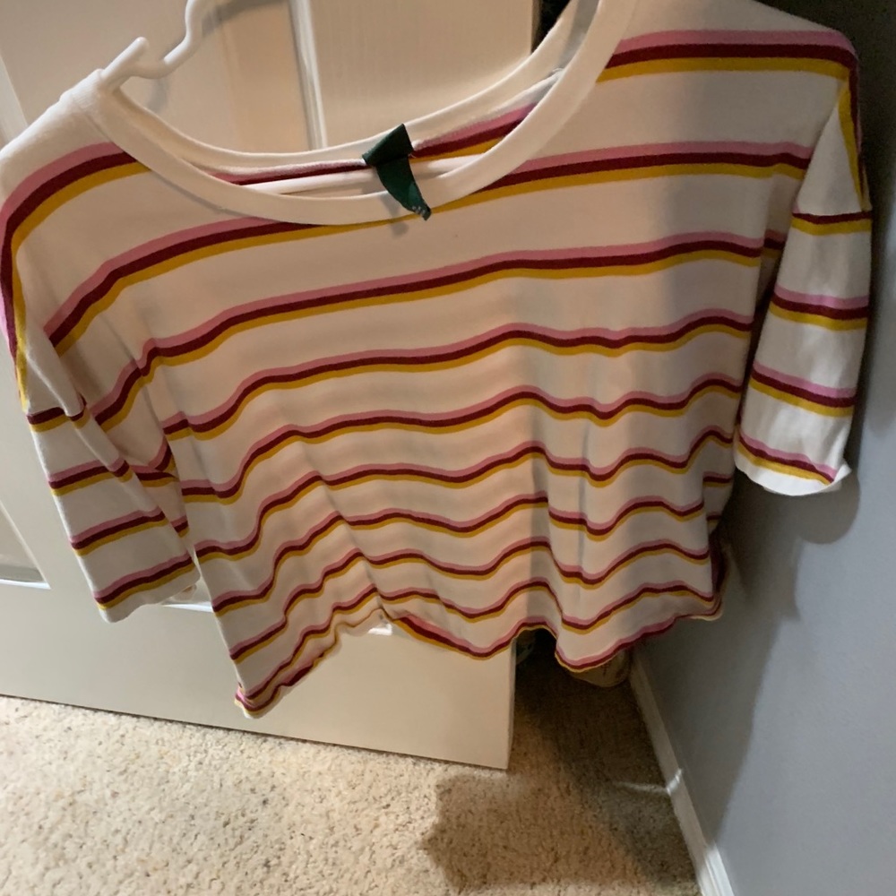 Striped crop top